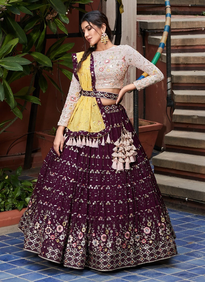 Virasat Panghat Vol 3 Dno 1011 Fancy Stylish Designer Hand Work Wear Lehenga Choli