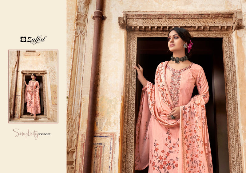 Zulfat Designer Suit Anishka Cotton Stylish Designer Casual Wear Salwar Kameez