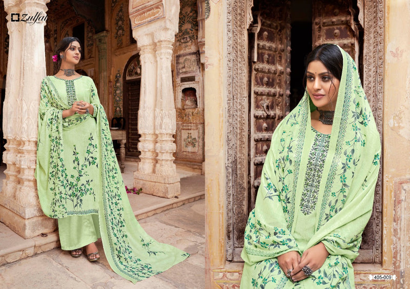 Zulfat Designer Suit Anishka Cotton Stylish Designer Casual Wear Salwar Kameez