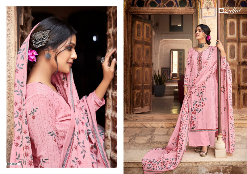 Zulfat Designer Suit Anishka Cotton Stylish Designer Casual Wear Salwar Kameez