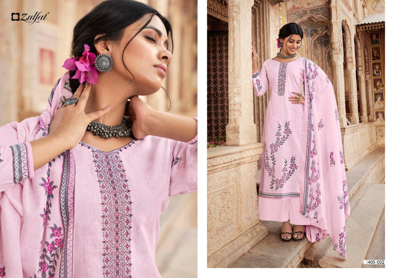 Zulfat Designer Suit Anishka Cotton Stylish Designer Casual Wear Salwar Kameez